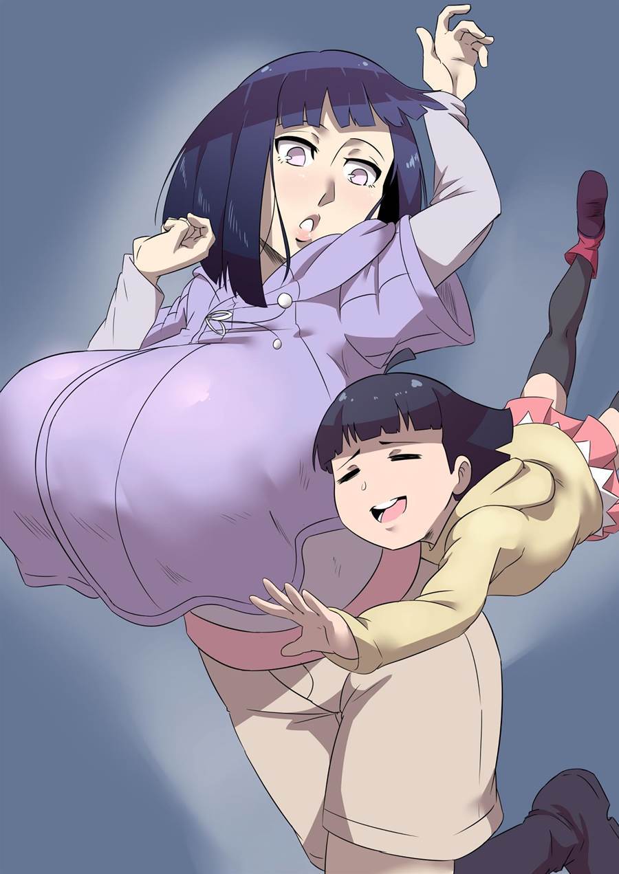 Hinata e Himawari - Coisas de mãe e filha