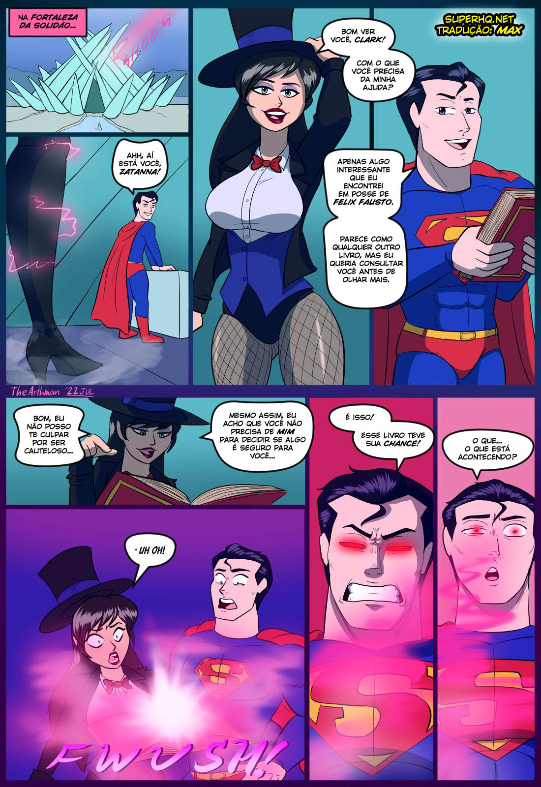 Superboy - Fodendo a jovem Zatanna