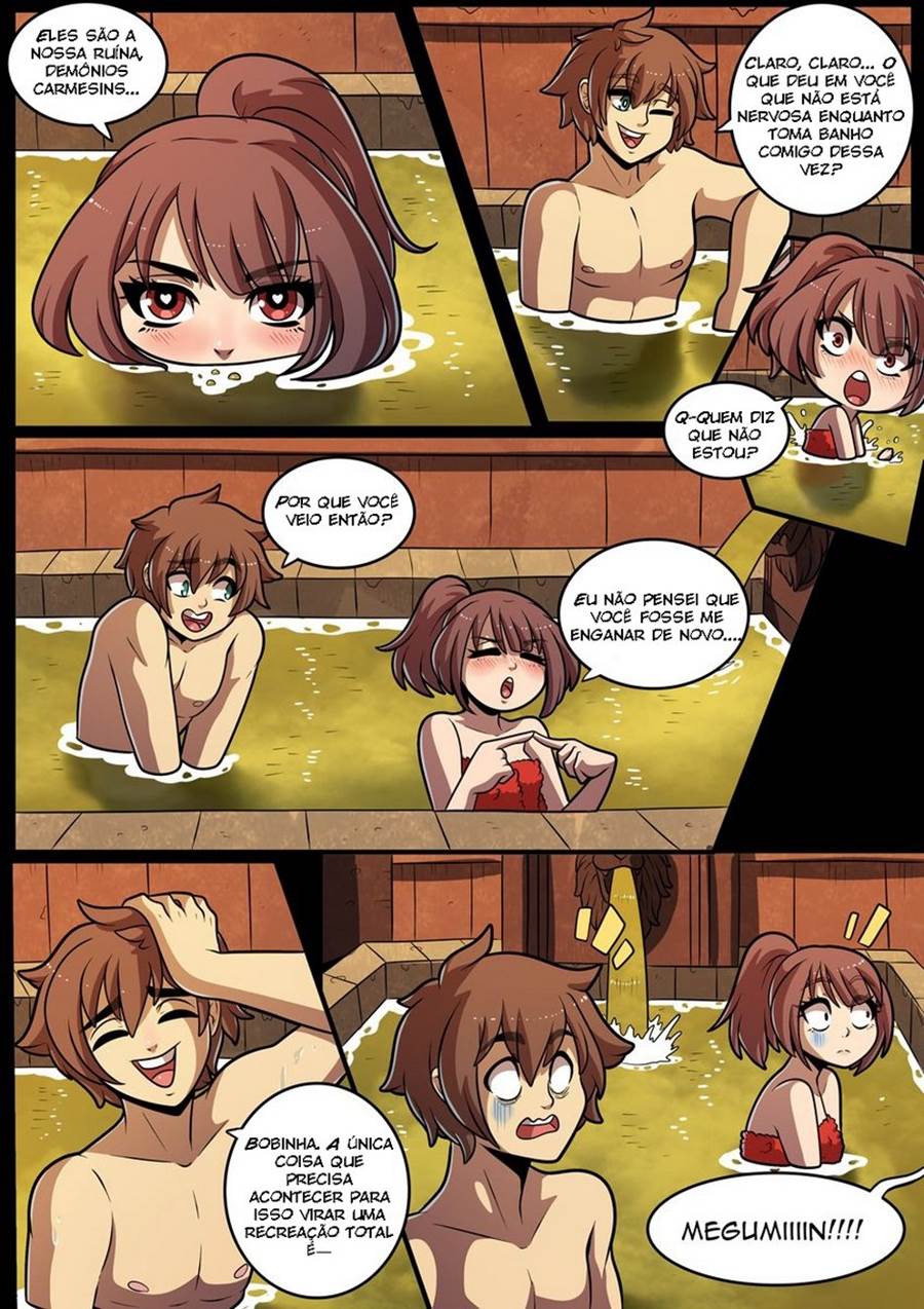 Megumin Quest - Um banho inocente com o amigo