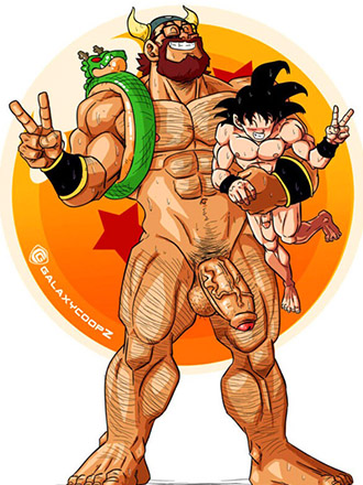 Goku e o Sogro Roludo - Hentai Gay