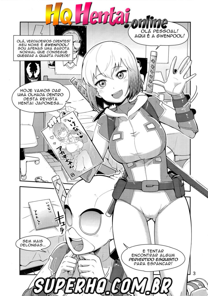 Gwenpool Hentai - O vilão dos prazeres - Hentai