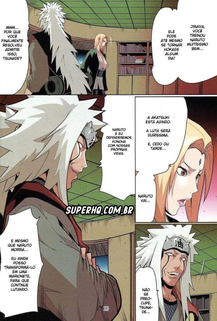 Jiraya e Tsunade - Amigos de infância - Hentai Naruto