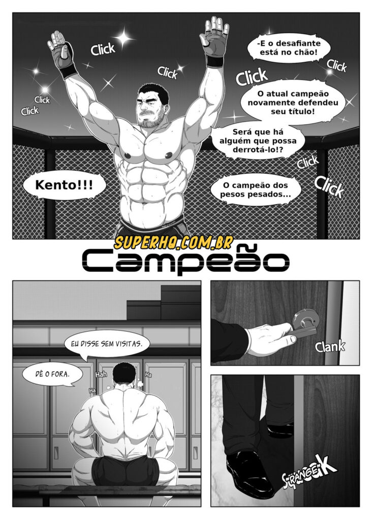 O campeão, rei do boquete! - Hentai Gay