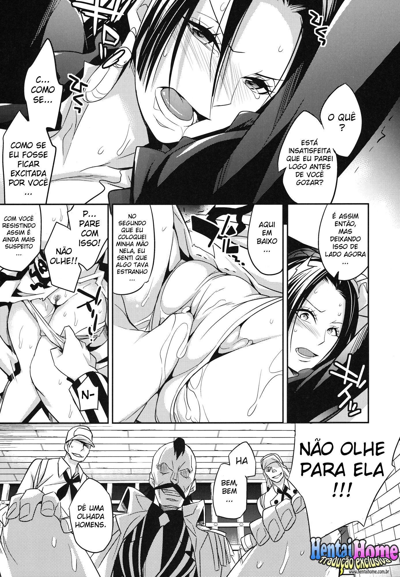 Boa Hanckok Hentai - Levando ferro de estranhos