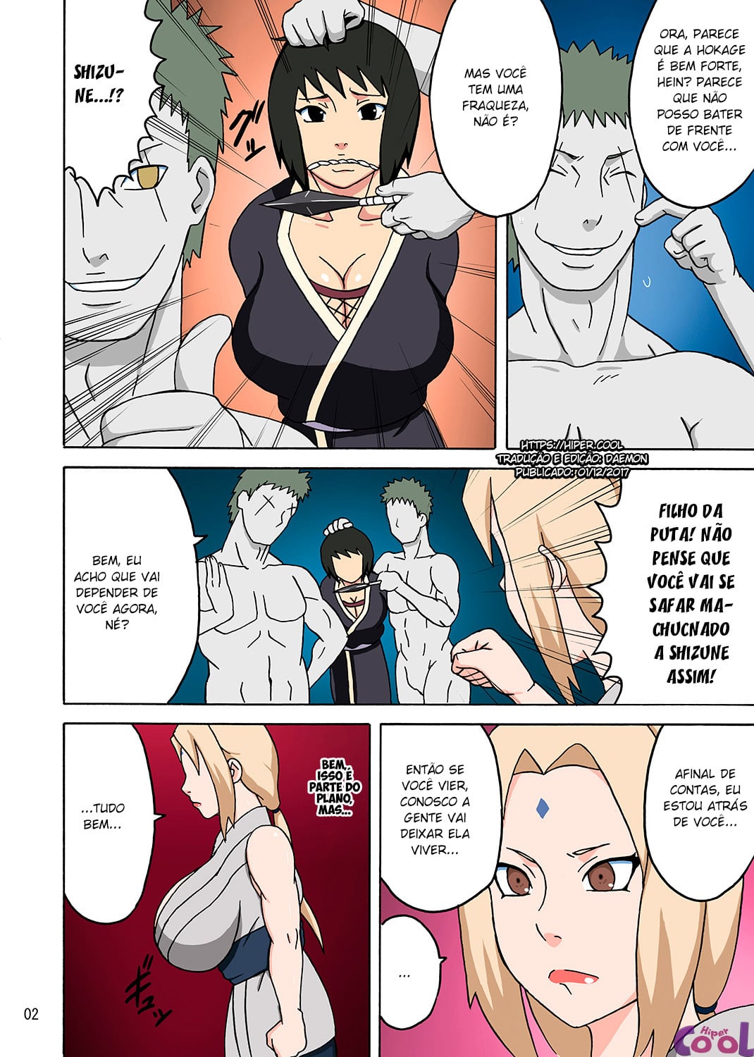 Enfrentando a gostosa da Tsunade