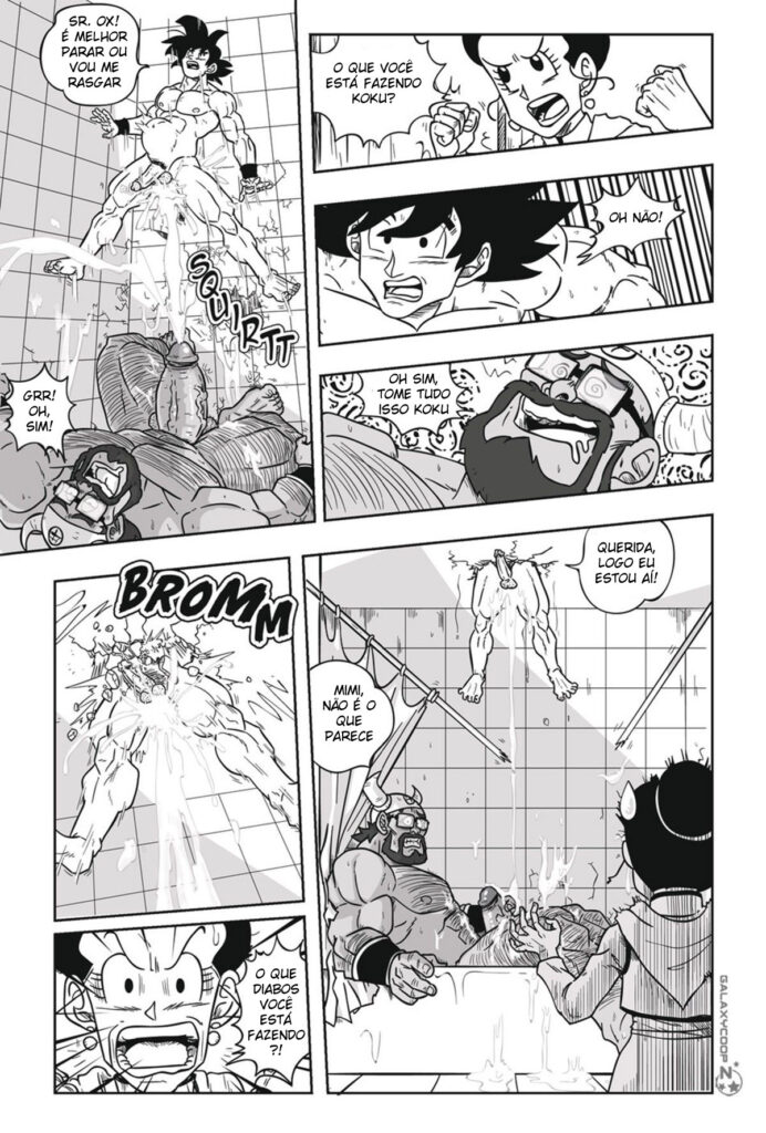 Goku e o Sogro Roludo - Hentai Gay