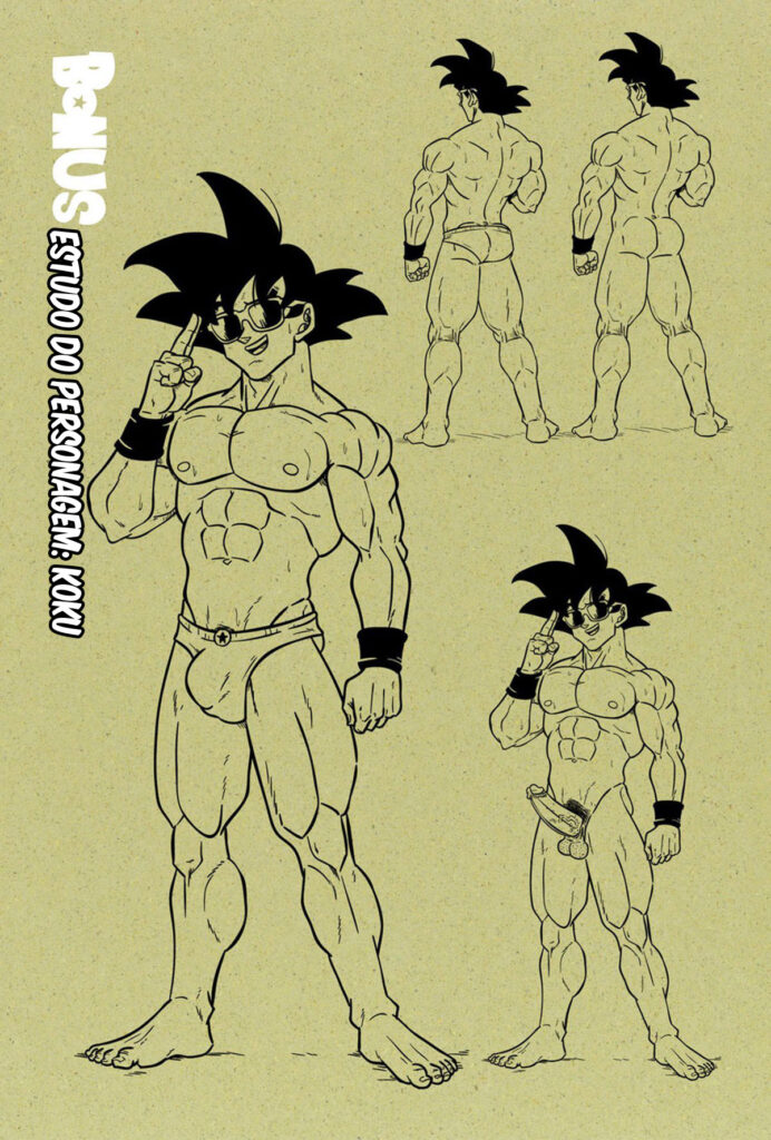 Goku e o Sogro Roludo - Hentai Gay