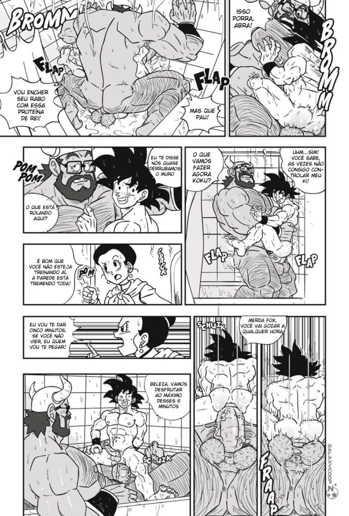 Goku e o Sogro Roludo - Hentai Gay