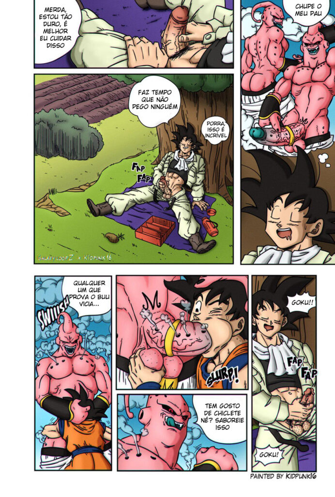 Goku e o Sogro Roludo - Hentai Gay