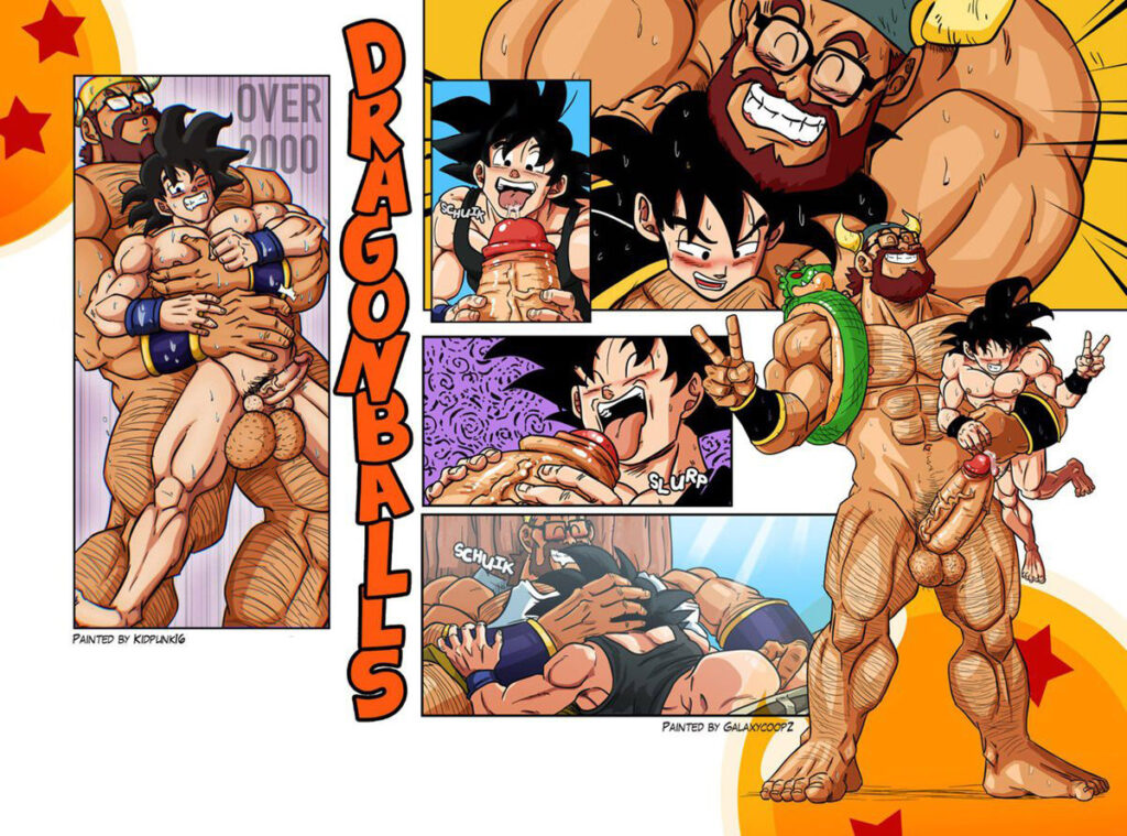 Goku e o Sogro Roludo - Hentai Gay