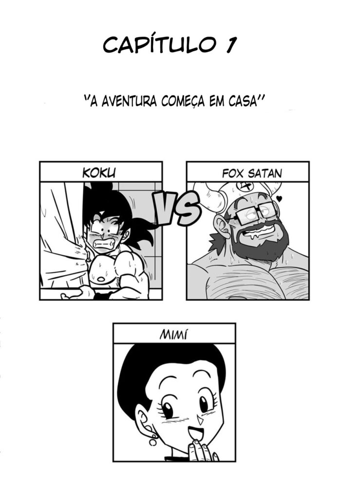 Goku e o Sogro Roludo - Hentai Gay