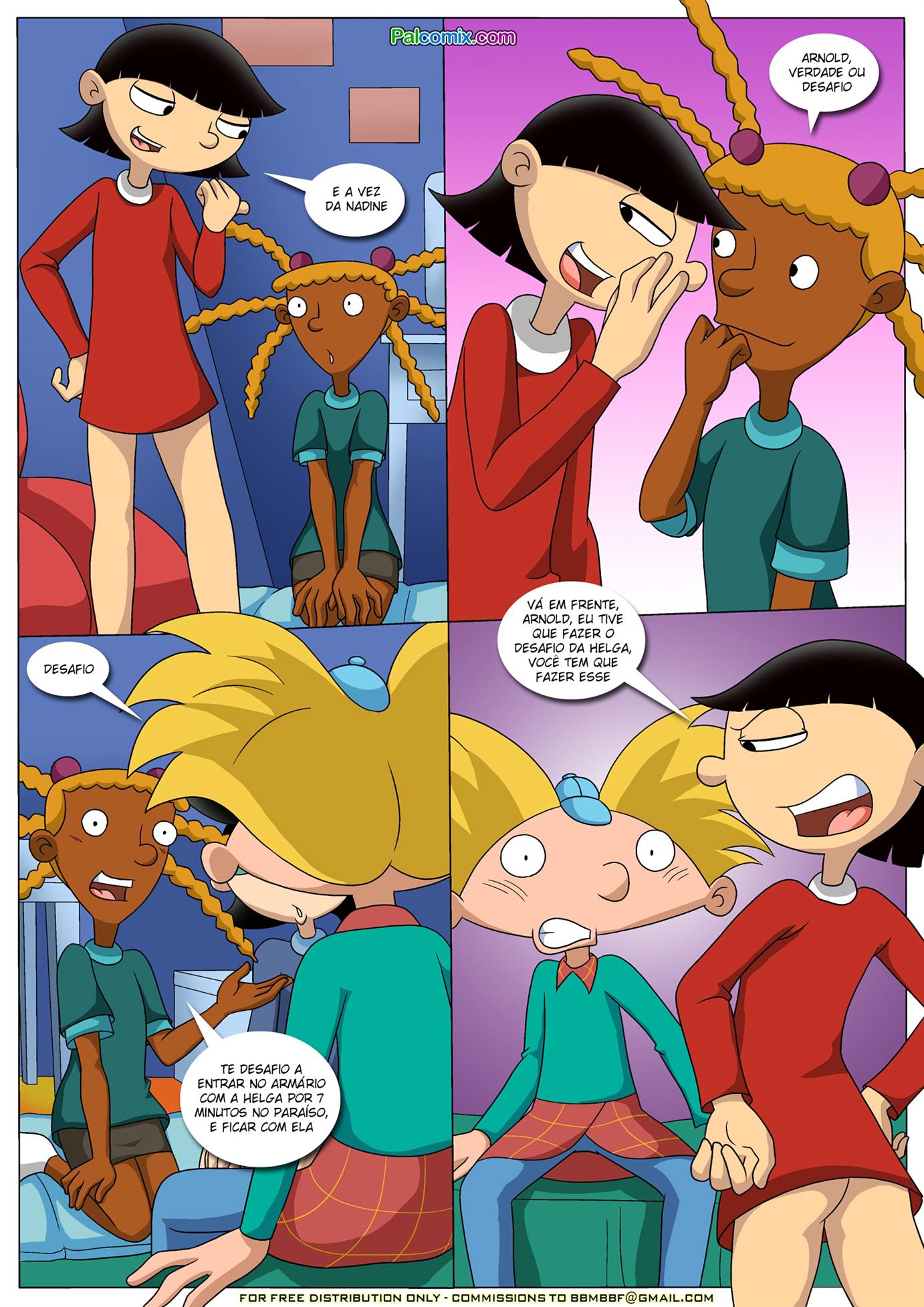 Hey Arnold Hentai - Putaria depois da festa