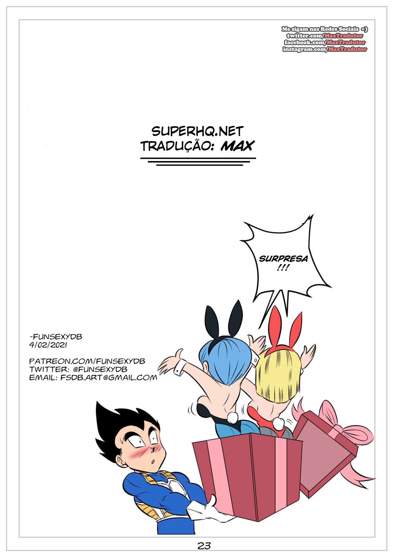 O presente de aniversário de Vegeta