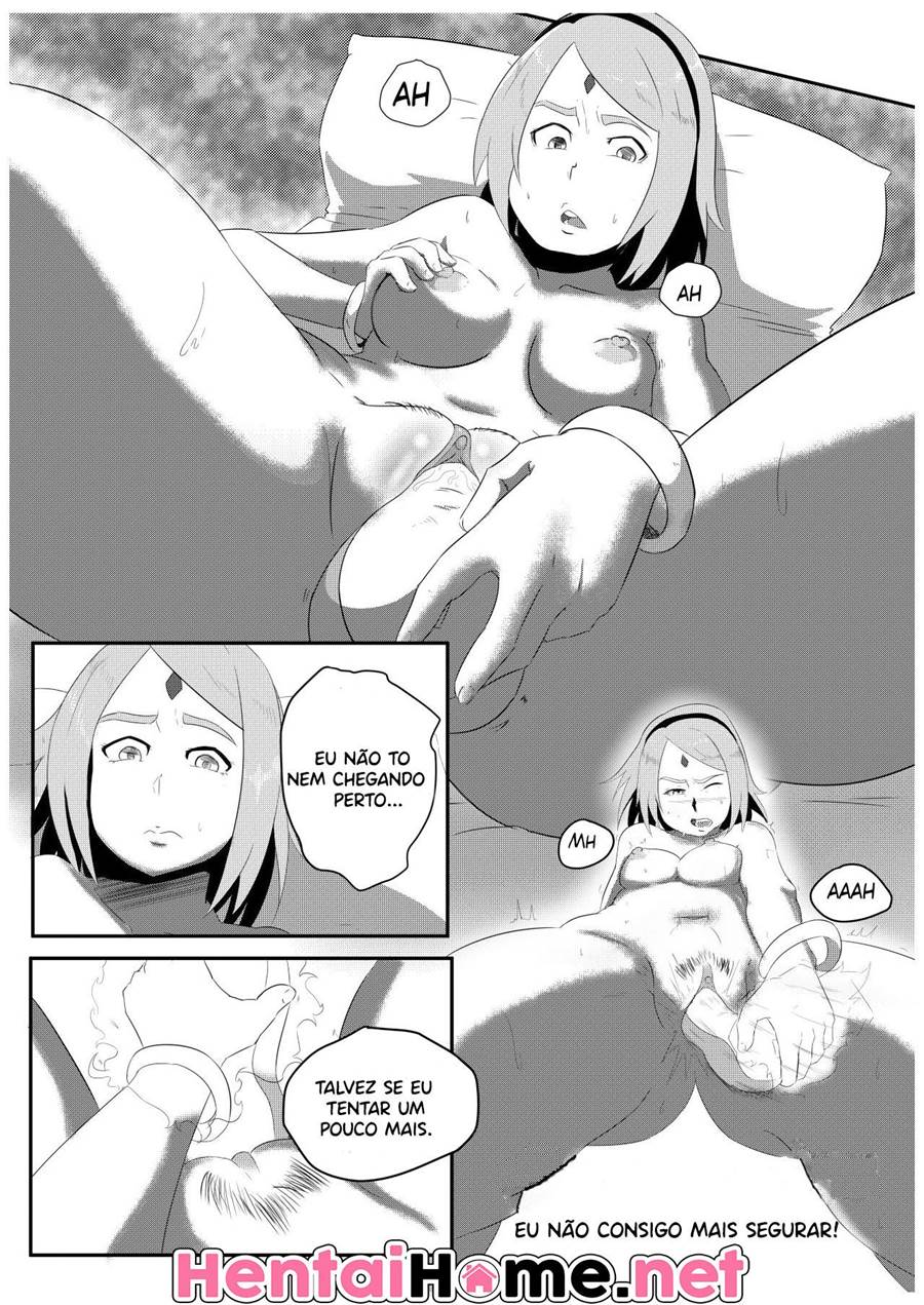 Sakura e Sarada - Mãe e filha fazendo sexo