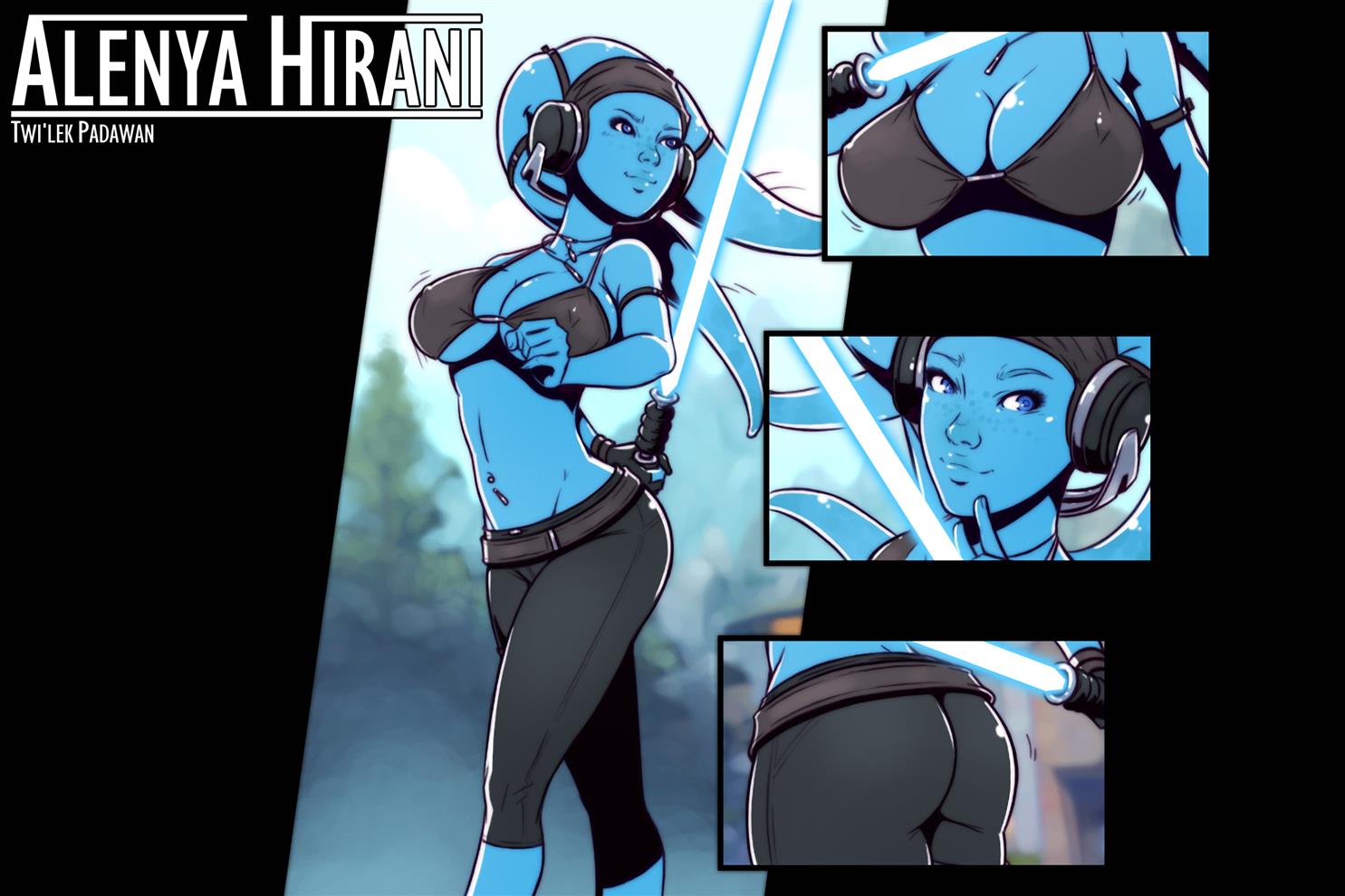 Star Wars Hentai - Alenya a Aprendiz Safada