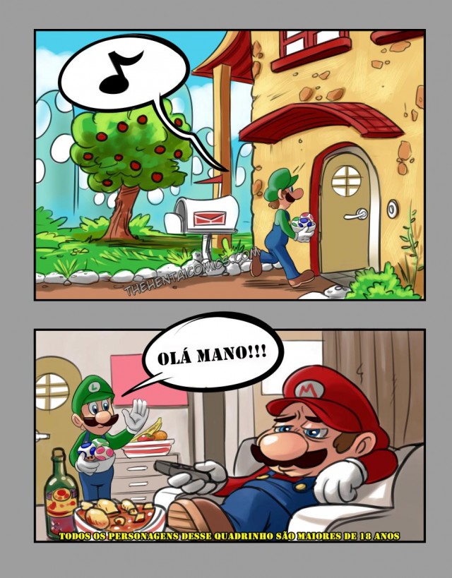 Super Mario XXX - Quadrinho Completo