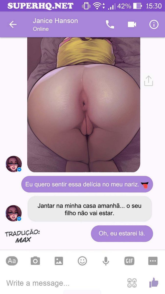 Conversa com Janice - Papinho quente na internet