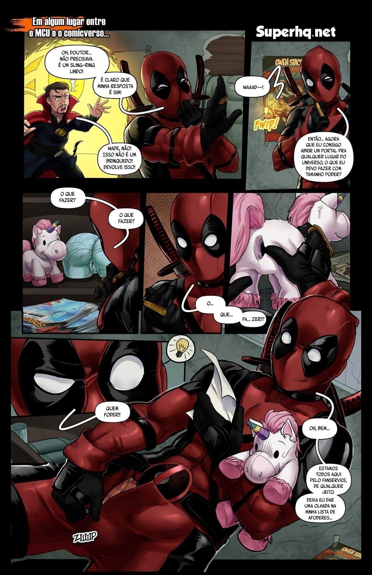 Deadpool Pornô - O arrombador de cu