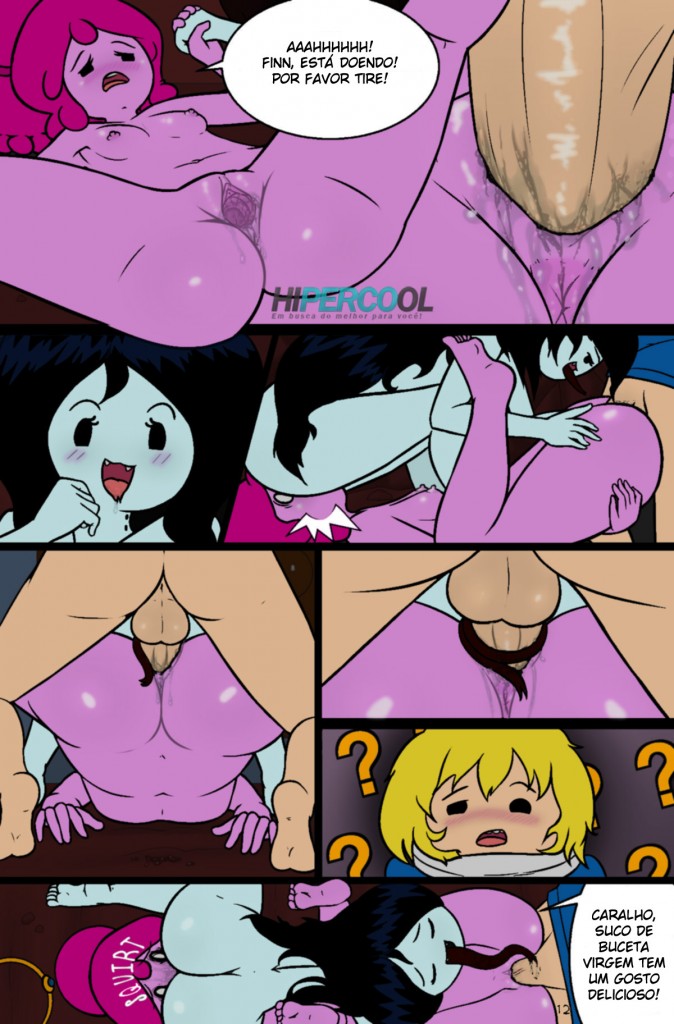 Hora de Aventura Hentai - Finn fodendo a princesa Jujuba