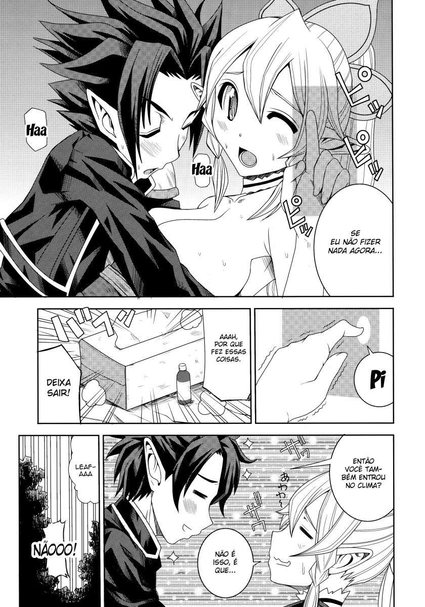 Sword Art Online - Kirito e Leafa fazendo sexo gostoso!