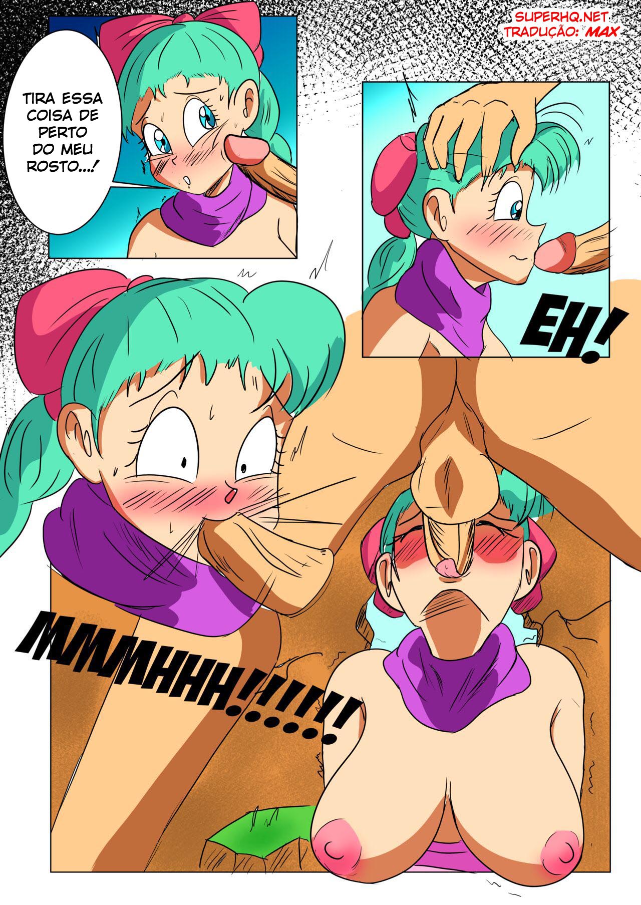 Dragon Ball Porno - Socando a pica na Bulma