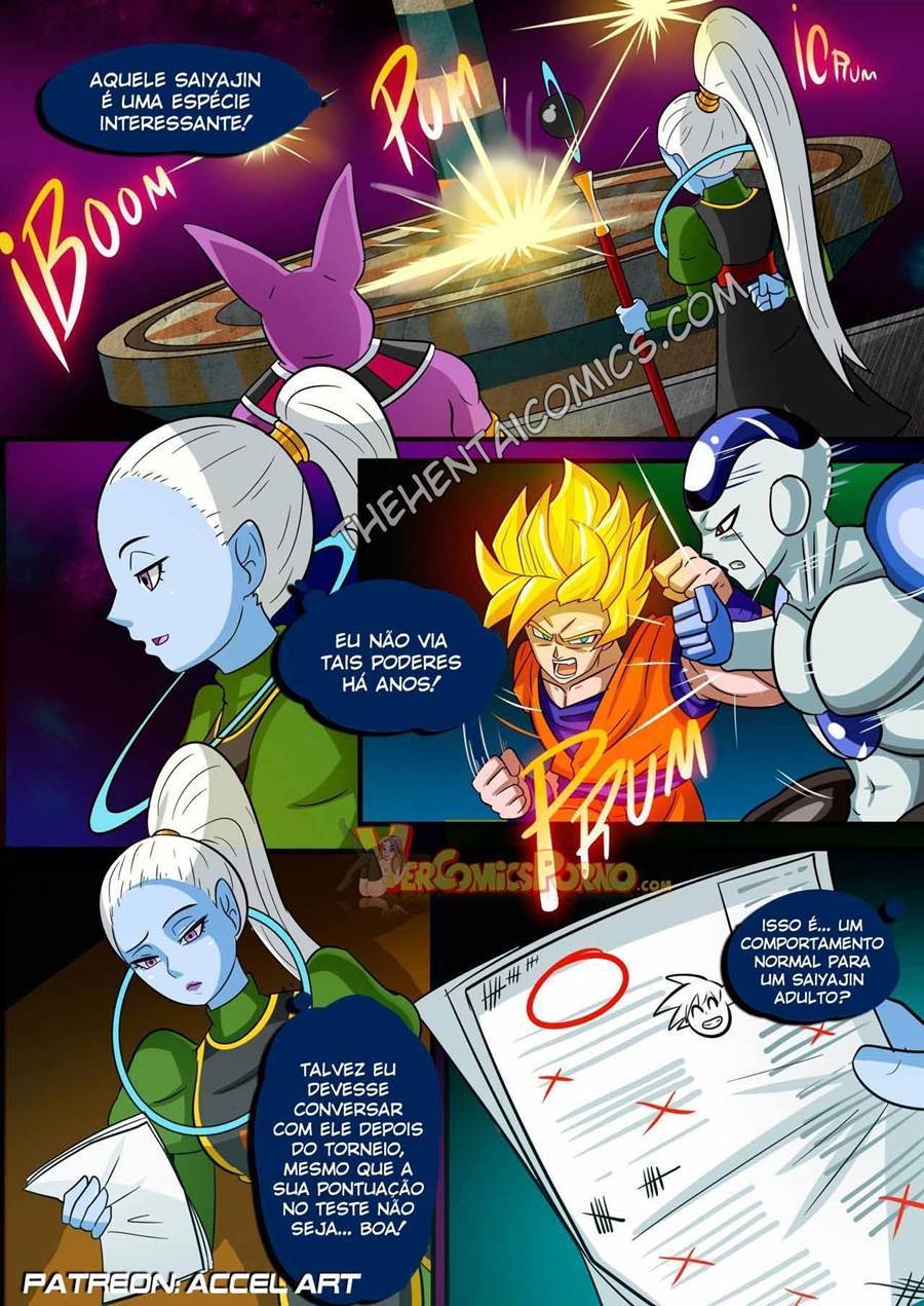 O treinamento de Vados para Goku Hentai