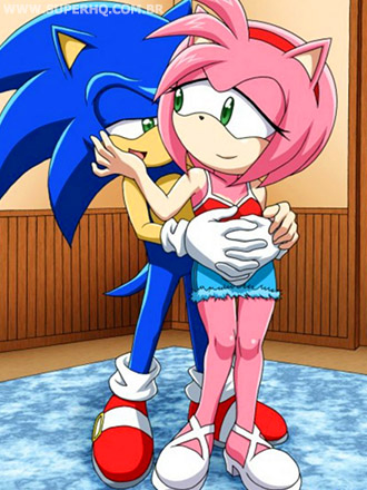 Sonic comendo a bucetinha gostosa da Rose