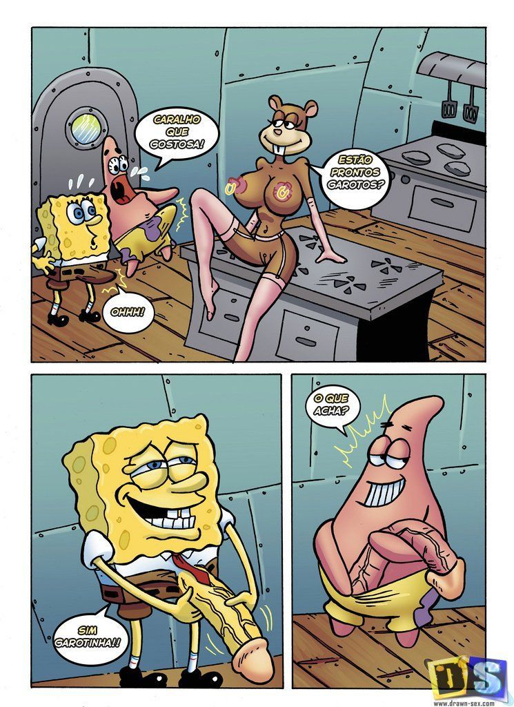 Bob Esponja Hentai - Sacanagem com o melhor amigo