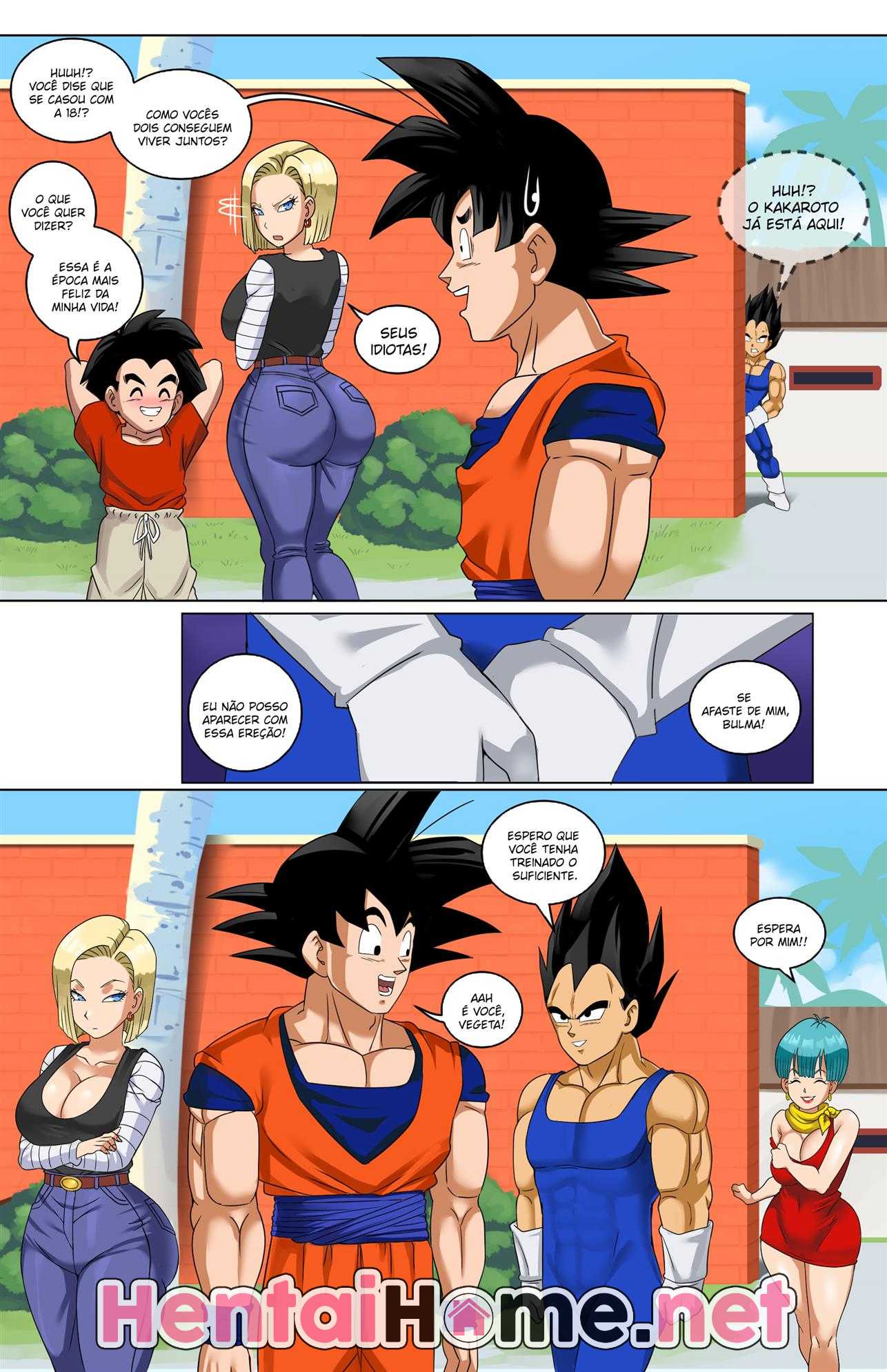 Dragon Ball Pornográfico - O Intervalo do Treino