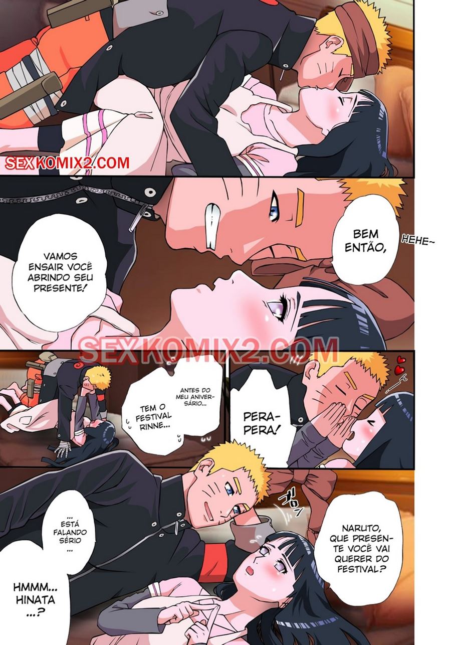 O sexo romântico entre Naruto e Hinata