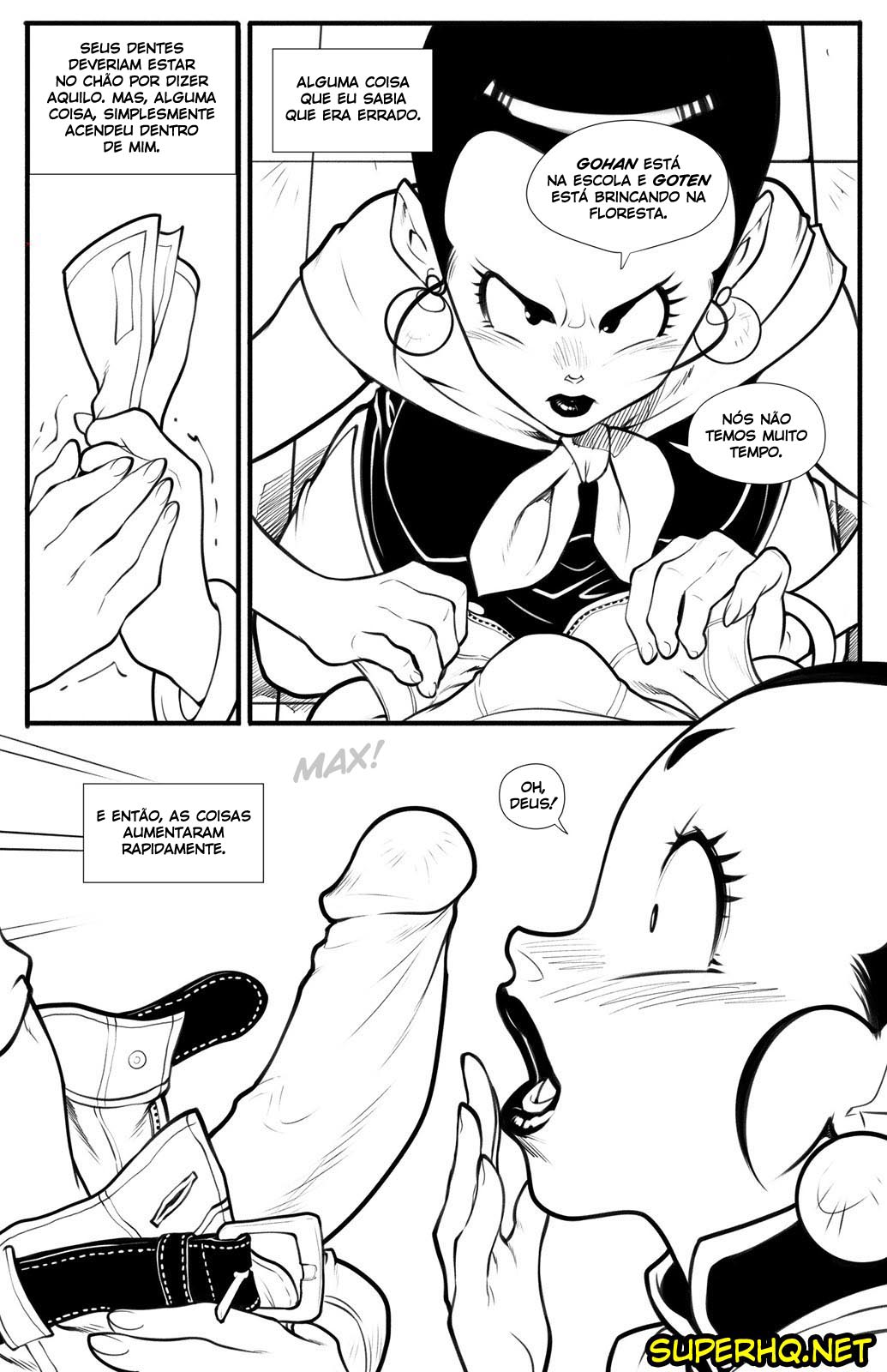 Dragon Ball Mangá hentai - A solução de uma dona de casa